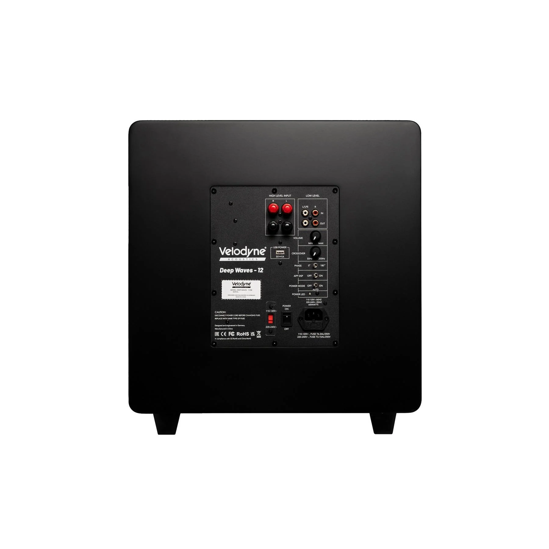 Velodyne Acoustics Deep Waves 12 Subwoofer - Image 5