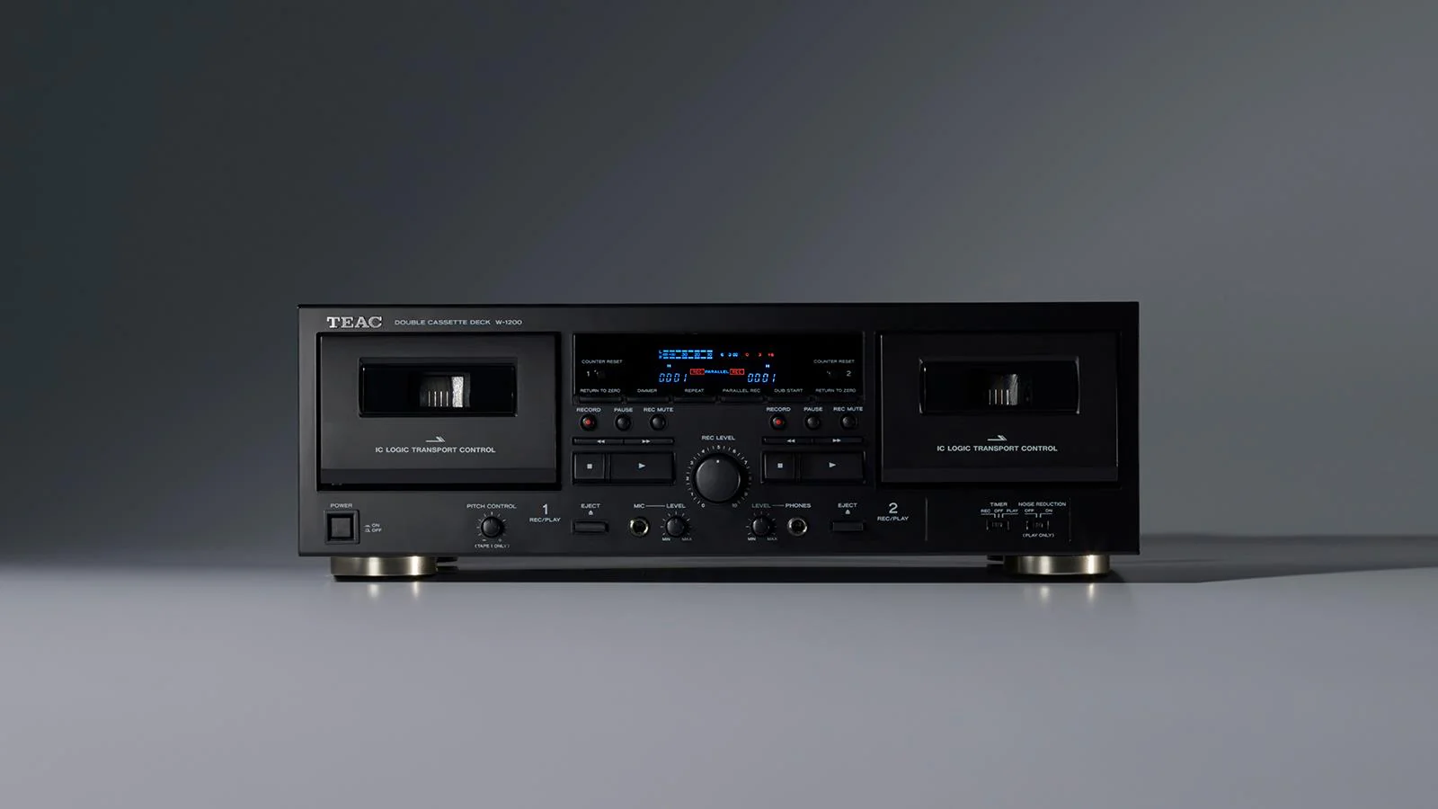 Teac W-1200 - Double Cassette Deck - Image 4