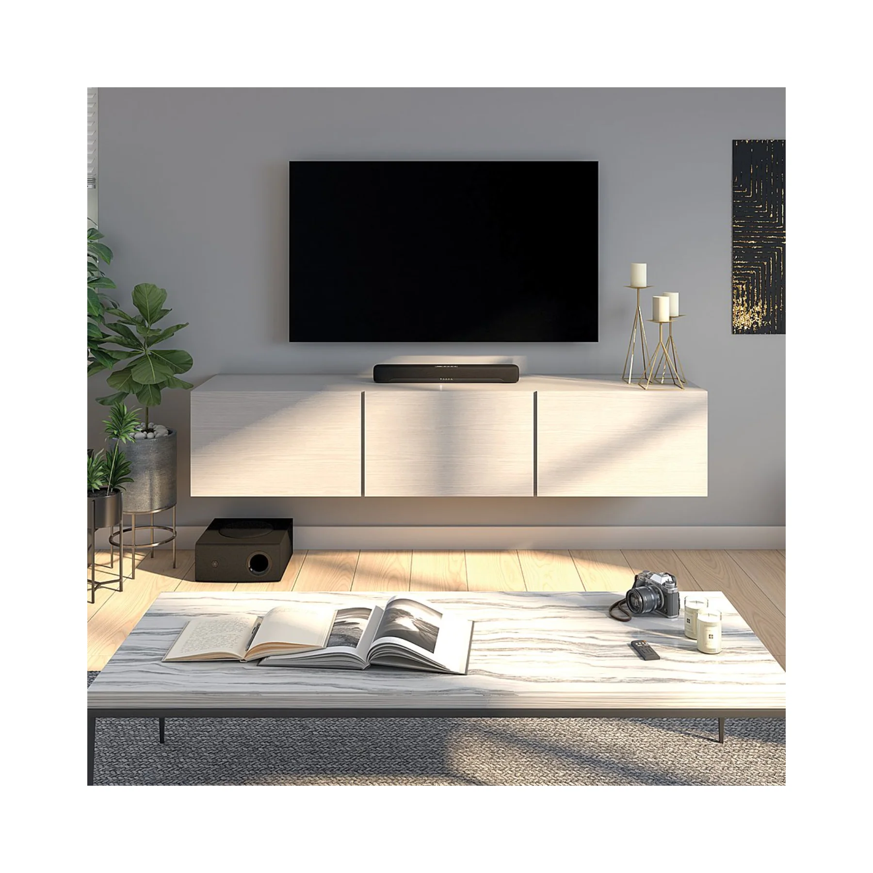 Yamaha SR-30A 2.1 Channel Indoor Compact Soundbar - Image 5