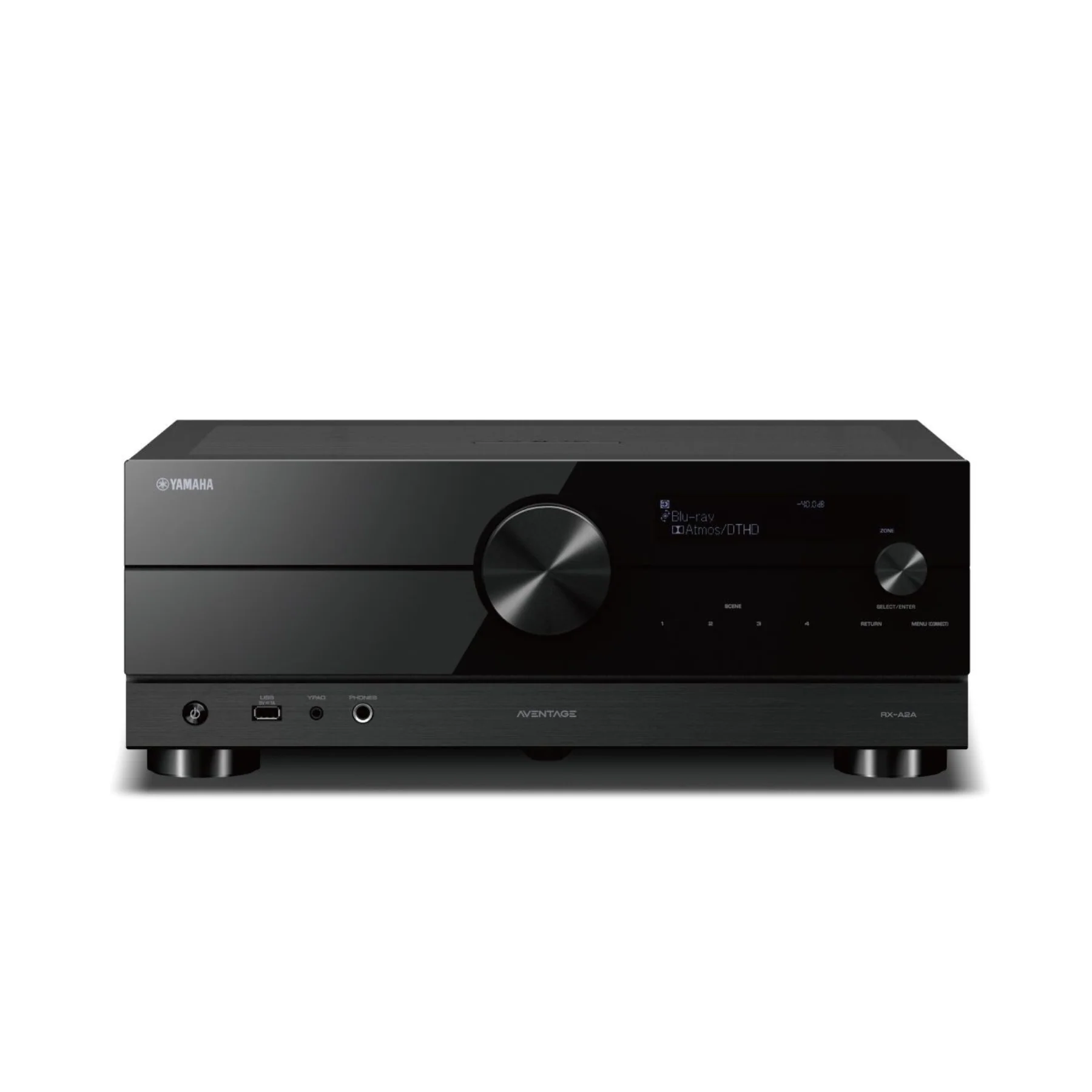 Yamaha RX-A2A AVENTAGE 7.2-Channel AV Receiver with 8K HDMI and MusicCast - Customer Return