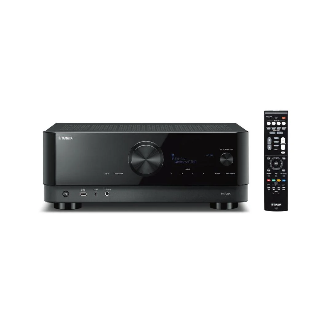Yamaha RX-V6A 7.2-Channel AV Receiver with 8K HDMI and MusicCast - Customer Return