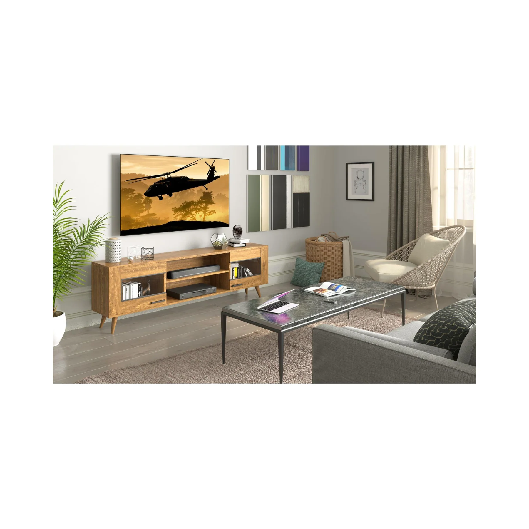 Yamaha SR-C20A Compact Sound Bar With Built-in Subwoofer - Customer Return - Image 8
