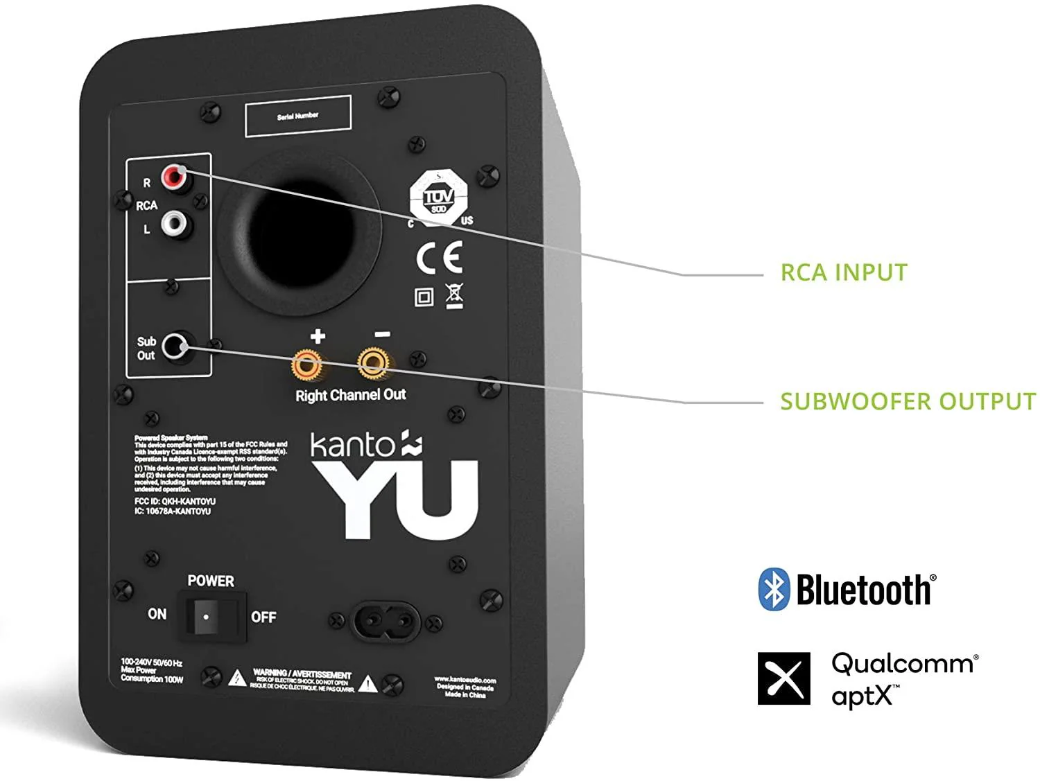 Kanto YU Powered Speakers With Bluetooth - Image 3