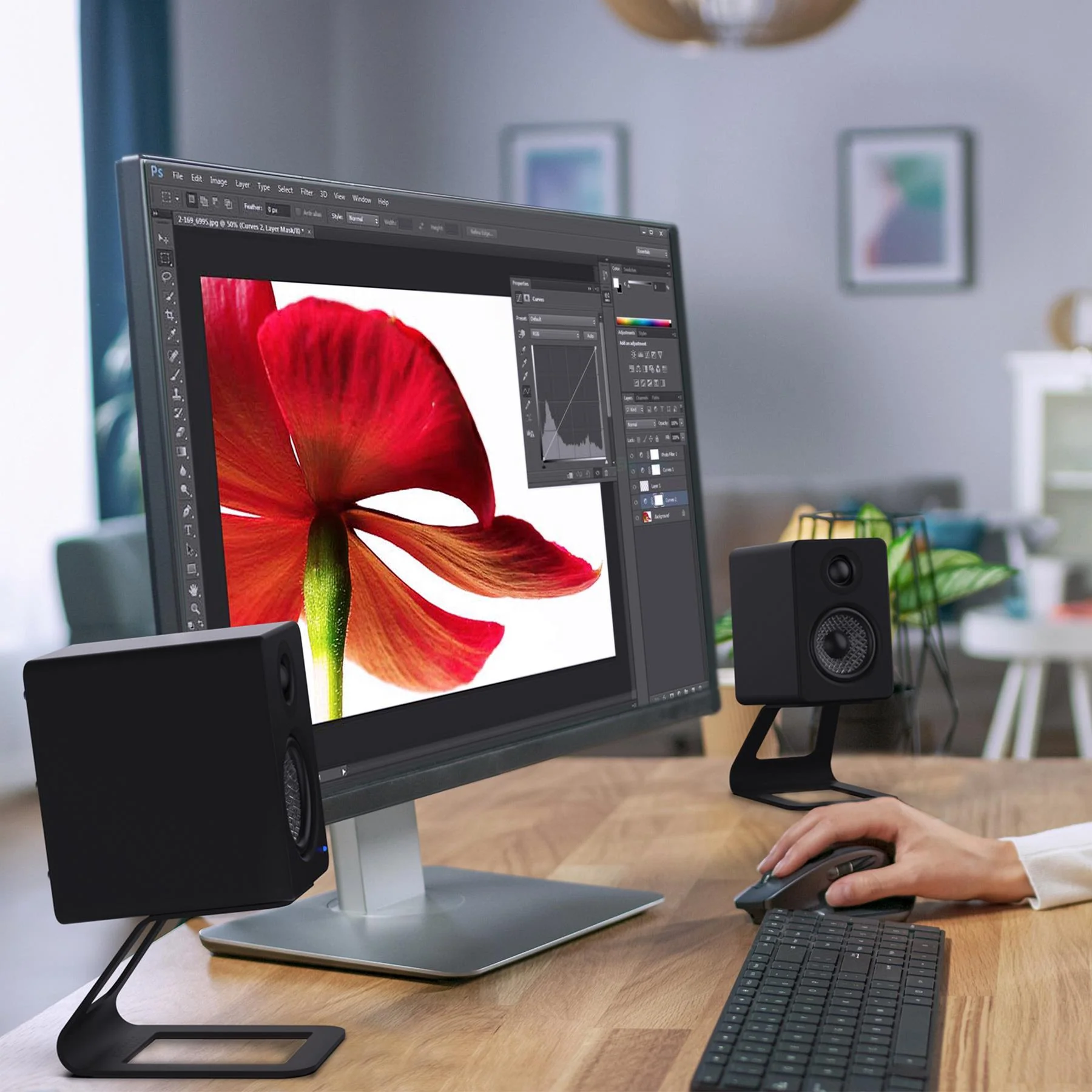 Kanto YU2 Powered Desktop Speakers for Gaming and Home Office with Built-In DAC - Image 8