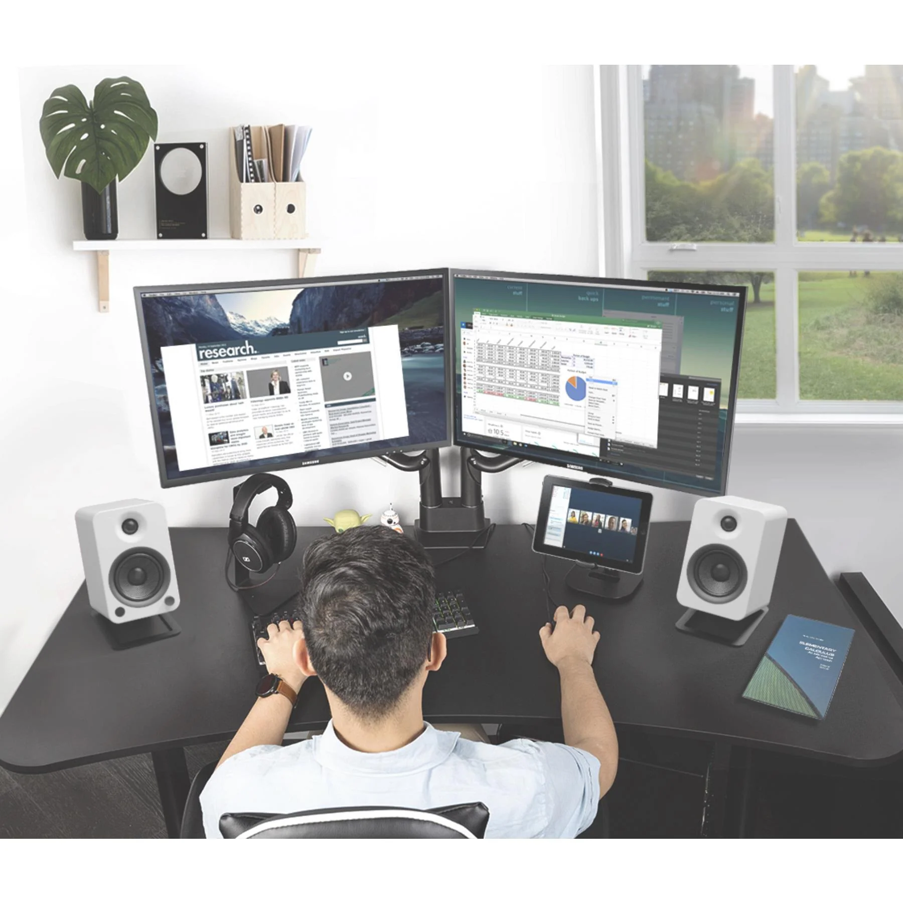 Kanto YU4 Powered Desktop speakers with Bluetooth and Phono Preamp - Image 14