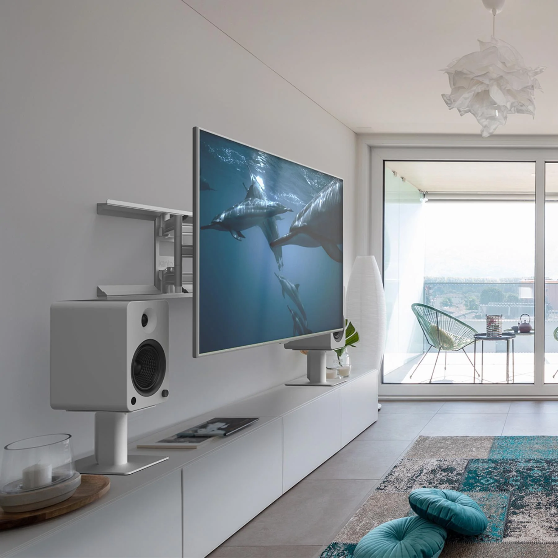 Kanto YU6 Powered Desktop Speakers with Bluetooth and Phono Preamp for Vinyl - Image 16